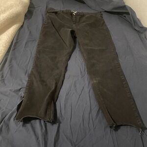 Topshop Moto Jamie High Rise Jeans Size 36 Length 30 inches Black denim